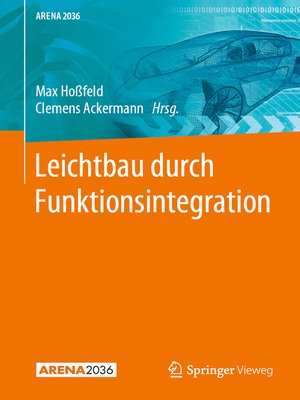 cover image of Leichtbau durch Funktionsintegration